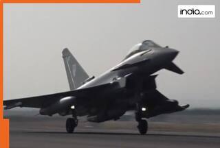 Turkey eyes to purchase Eurofighter typhoons as it landed at M  rted Air Base in Ankara for