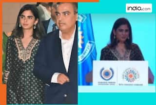 Isha Ambani attends school annual day function in emerald green designer kurta set worth Rs