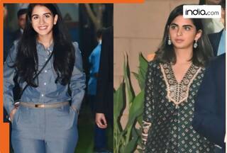 Radhika Merchant looks chic in grey pant suit at school event, it costs twice more than Isha Ambani's recent green emerald kurta, it is worth Rs...