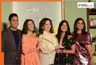 Nita Ambani, Isha Ambani to Radhika Merchant, here's how Ambani ladies decked up for NMACC Arts Cafe - WATCH