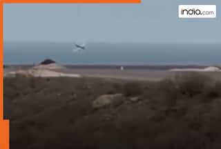 Watch video: Azerbaijan airlines    passenger aircraft leans forward before landing to   ; 42 killed according to Kazakhstan govt