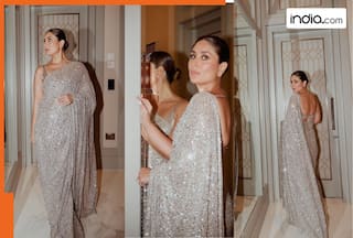 Kareena Kapoor’s silver Sabyasachi saree from Filmfare OTT Awards is a bridal dream come true