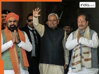 Bihar Deputy CM Vijay Kumar Sinha convoy attacked with stones, shoes; 'Murdabad' chants raised