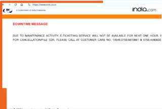 IRCTC DOWN: Users report problems with App, Website