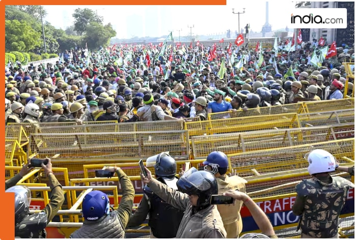 Farmers' Protest LIVE Updates: Police halt farmers at Shambhu border enroute to Delhi, internet services suspended
