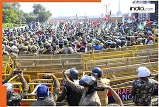 Farmers' Protest LIVE Updates: Police halt farmers at Shambhu border enroute to Delhi, internet services suspended