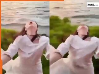 Ladki Ka Video: रील के चक्कर में पड़ गए लेने के देने, चलती ट्रेन से गिर पड़ी चीनी लड़की | वायरल हुआ वीडियो