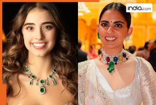 Pakistani girl leaves behind Isha Ambani, Shloka Mehta, Radhika Merchant in Rs 220000000 necklace, it was made in..., the necklace has....
