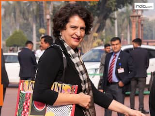 प्रियंका गांधी के 'फिलिस्तीन' लिखे बैग की पाकिस्तान ने की तारीफ, कहा- 'हमारे यहां ऐसी हिम्मत नहीं'