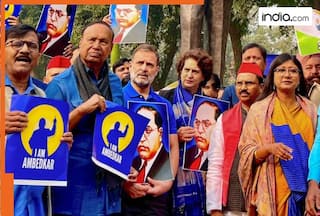 Ambedkar row EXPLAINED: Why are opposition protesting outside parliament, what did Amit Shah say about Ambedkar, and who 'pushed' Rahul Gandhi?