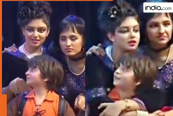 Aishwarya Rai's daughter Aaradhya's adorable dance with Shah Rukh Khan's son AbRam goes viral, Watch video