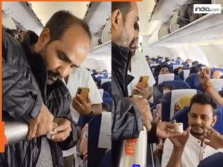 Video: चाय ले लो चाय... इंडिगो की फ्लाइट में यात्री बना 'चायवाला', लोग बोले- ये ट्रेन है क्या?