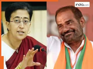 Delhi Election : रमेश बिधूड़ी के फिर बिगड़े बोल, कहा- 'हिरनी के जैसे घूम रही हैं आतिशी' । Video Viral