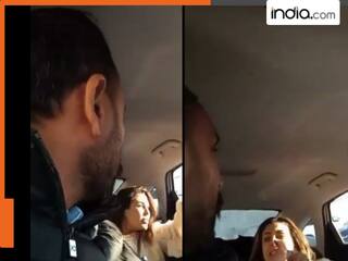 मुझे मत मारो, मुझे मत छुओ... cab driver को महिला ने पीटा, वीडियो वायरल