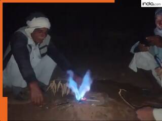 Video: जोधपुर में बोरवेल से निकल रही है आग, ग्रामीणों के लिए बना कौतुहल, वीडियो भी सामने आया