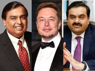 Elon Musk's net worth jumps at onset of New Year, reaches to    .; Mukesh Ambani's net worth is   .; Adani   s net worth drops to