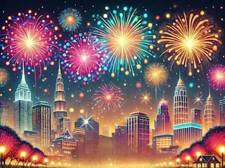 India Welcomes New Year 2025 With A Stunning Celebration!