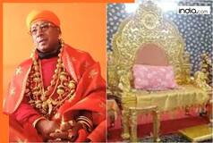 251 kg gold throne gifted to 'Golden Baba' by his..., its worth staggering Rs...