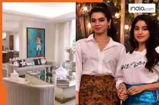 Inside pics of Janhvi Kapoor-Khushi Kapoor's luxurious duplex apartment worth Rs...: Massive pool, large dining area, expensive artefacts and more