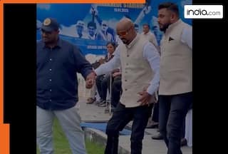 Vinod Kambli's video will bring tears to your eyes, India star needed 2 people's help to walk, WATCH