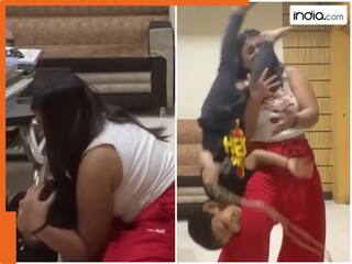 वाह दीदी वाह! पहले उठाया फिर धड़ाम से नीचे पटक दिया बच्चा; देखें Viral Video