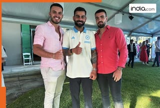 Virat Kohli celebrates New Year with Sam Konstas' brother; Pic goes viral