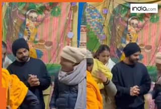 WATCH: Virat Kohli, Anushka Sharma seek divine blessings ahead of Champions Trophy: A new spiritual guidance from Radhavallabh ji Vrindavan
