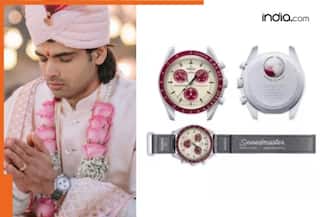 Neeraj Chopra and Himani Mor wedding, Look at the price and brand of the watch that Olympian wore during his  special  function