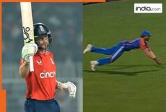 WATCH: Nitish Kumar Reddy stuns the crowd with brilliant diving catch to dismiss Jos Buttler in IND vs ENG 2025 1st T20I