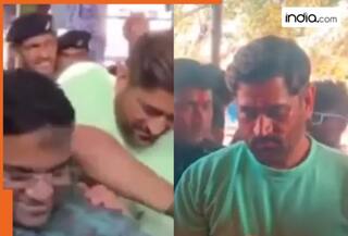 WATCH: MS Dhoni seeks blessings at Maa Dewri Mandir in Ranchi ahead of IPL 2025