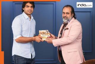 Acharya Prashant meets Neeraj Chopra, says he wants the Tokyo Olympics Gold medallist to cross 100m mark