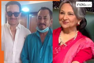 You won't believe how Saif Ali Khan's mother, Sharmila Tagore, behaved with auto driver who saved his son -Watch viral video