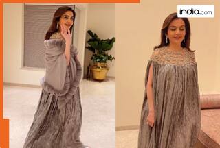 Nita Ambani shines brighter than the stars as she dons a crystal-studded kaftan gown worth Rs...