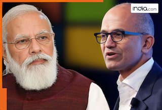 Microsoft Satya Nadella announces to invest Rs 250000000000 in India, set to affect 10000000 in field of...