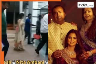 Watch video: When Mukesh Ambani and Nita Ambani arrived in Udaipur in floral style to meet Isha Ambani's...