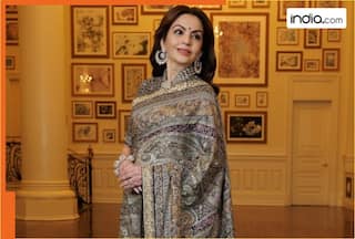 After 200-year-old pendant, Nita Ambani wears Kashmir's traditional..., her huge ring made of...steals light - See Pics