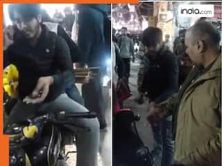 'AAP विधायक का बेटा हूं कैसे चालान काट दोगे', बाइक सवार ने पुलिस को धमकाया, फिर जो हुआ सोच भी नहीं सकते | VIDEO