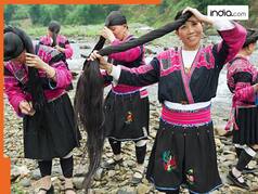 यहां महिलाओं के बालों की लंबाई होती है 6 से 7 फीट, जिंदगी में सिर्फ एक बार काटती हैं केश; जानिए क्या है इसका राज