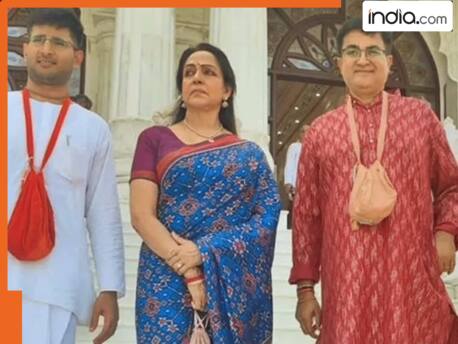 'कुछ खूबसूरत होने वाला है', हेमा मालिनी ने शेयर की इस्कॉन मंदिर की तस्वीरें