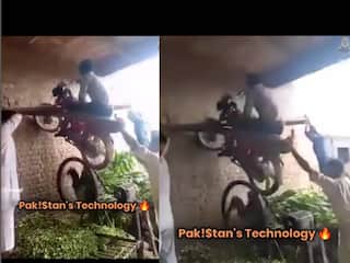 Viral Video: पाकिस्तान में बाइक का ऐसा देसी जुगाड़ देख हिल जाएंगे आप, इंटरनेट पर मचाया तहलका | देखें वीडियो
