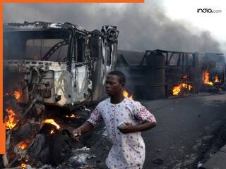 नाइजीरिया में अचानक फटा गैसोलीन टैंकर, अब तक मारे गए 86 लोग- चारों तरफ मची चीख-पुकार