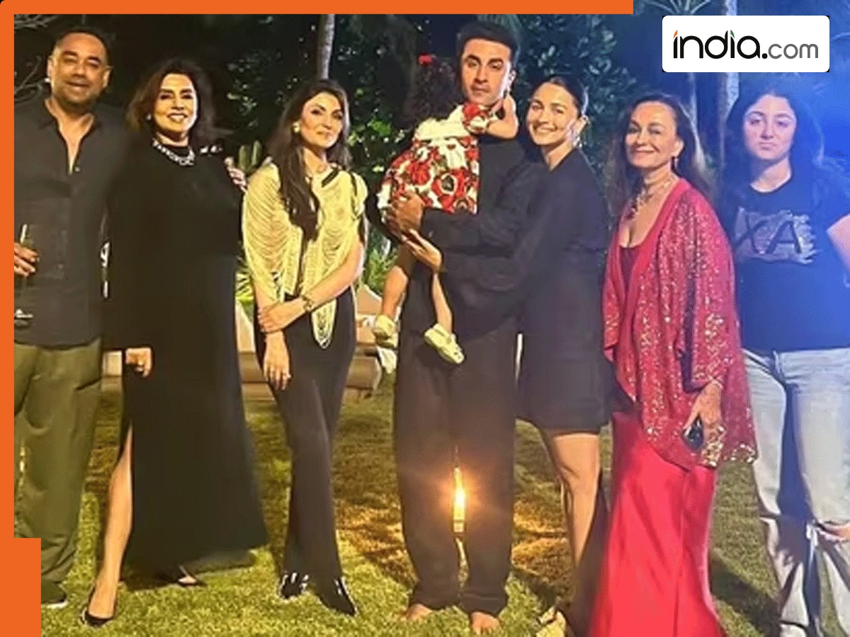 नीतू सिंह ने फैमिली संग सेलिब्रेट किया न्यू ईयर, बेटे रणबीर की गोद में मुंह छिपाती दिखीं राहा