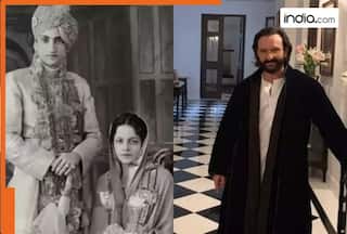 Saif Ali Khan's grandfather went bankrupt trying to impress his father-in-law, he built Pataudi Palace with..., they previously lived in...