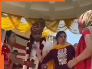 Viral Video: शादी के बीच बिना बुलाए पहुंची दूल्हे की Ex-Girlfriend, वरमाला के स्टेज पर ही हुआ हाई वोल्टेज ड्रामा, देखिए