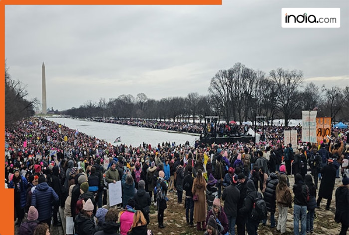 Thousands gather in Washington to oppose Trump, raise issues of