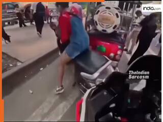Scooty Girl Ka Video: कट मारने के चक्कर में ये क्या कर बैठी स्कूटी गर्ल, देख लिया तो माथा पीटने लगेंगे | देखें वीडियो