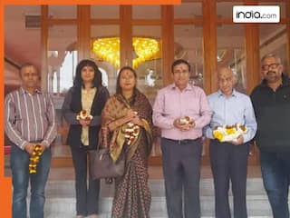 ISRO के पूर्व प्रमुख एएस किरन कुमार ने गोयनका मंदिर में टेका माथा, बोले- जल्द रखेंगे मंगल पर कदम