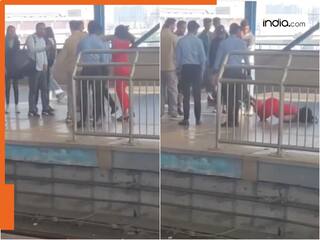 Valentine Day पर बाबू ने दिया धोखा, दूसरी लड़की के साथ बॉयफ्रेंड को मेट्रो स्टेशन पर पकड़ा