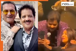 'Mera khiladi...', Abhijeet Bhattacharya reacts to Udit Narayan's viral kissing incident, calls him a..., watch video