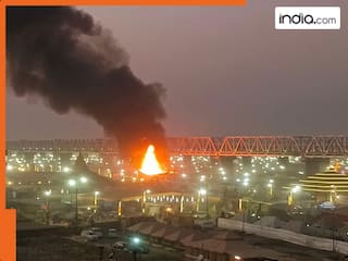 महाकुंभ मेले में फिर लगी आग, धू-धू कर जल उठे टेंट; चौथी बार हुआ हादसा